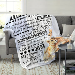 Lion Pattern Blanket Flannel Soft Throw for Camping Travel - Gift for Mom