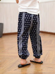 Girls Cotton Anti-Mosquito Pants Baby Vintage Lantern Pants