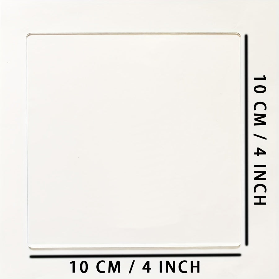 Acrylic Handle for Gel Plate Fixing, Flip Press, Transfer