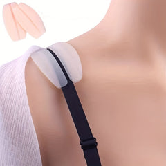 2pcs Silicone Bra Strap Pad Holder Non Slip Relief Pain Shoulder Pads