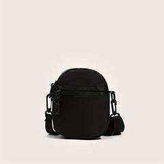 Kids Canvas Zipper Shoulder Bag Small Crossbody Bag