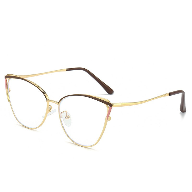 Women Cat Eye Glasses Frame Stylish Clear Lens Eyewear