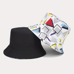 3D Print Double-sided Bucket Hat Summer Beach Sunshade Hat