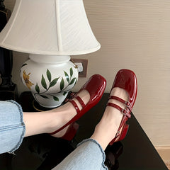 Women's Square Toe Mary Jane Sandals