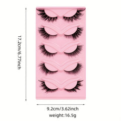 5 Pairs Diagonal Flying False Eyelashes