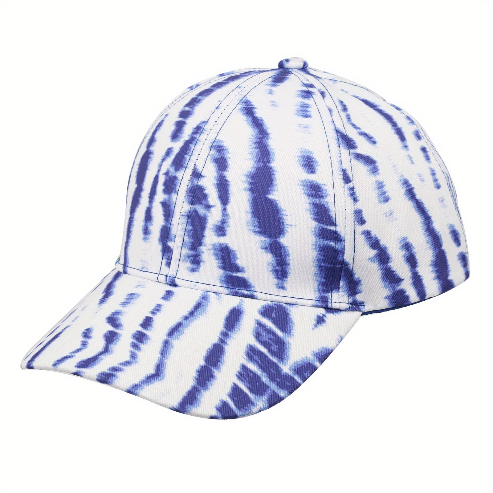 Tie Dye Print Baseball Cap Adjustable Dad Hat