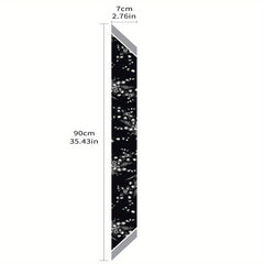 Flower Print Skinny Scarf Vintage Block Neckerchief Classic Hair Ribbon
