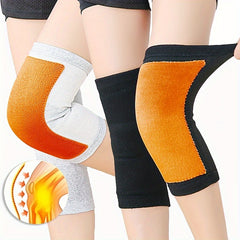 Thickened Golden Velvet Knee Pads for Warmth and Protection
