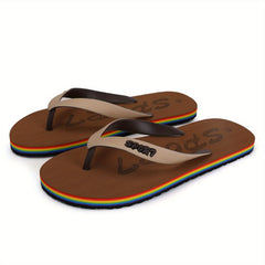 Arch Support Flip Flops Iridescent Edge Lightweight Non Slip Thong Sandals