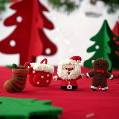 Santa Claus Needle Felting Kit For DIY Art Craft