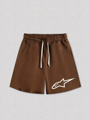 Men's Star Pattern Drawstring Shorts