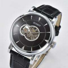 KUERST Teenager Watch Automatic Mechanical Hollow Waterproof Watch