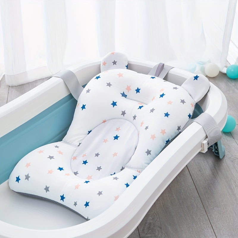 Newborn Baby Bath Seat Support - Soft Anti-Slip Bath Pad