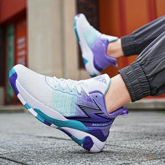 Men's Gradient Running Shoes Breathable Non Slip Sneakers