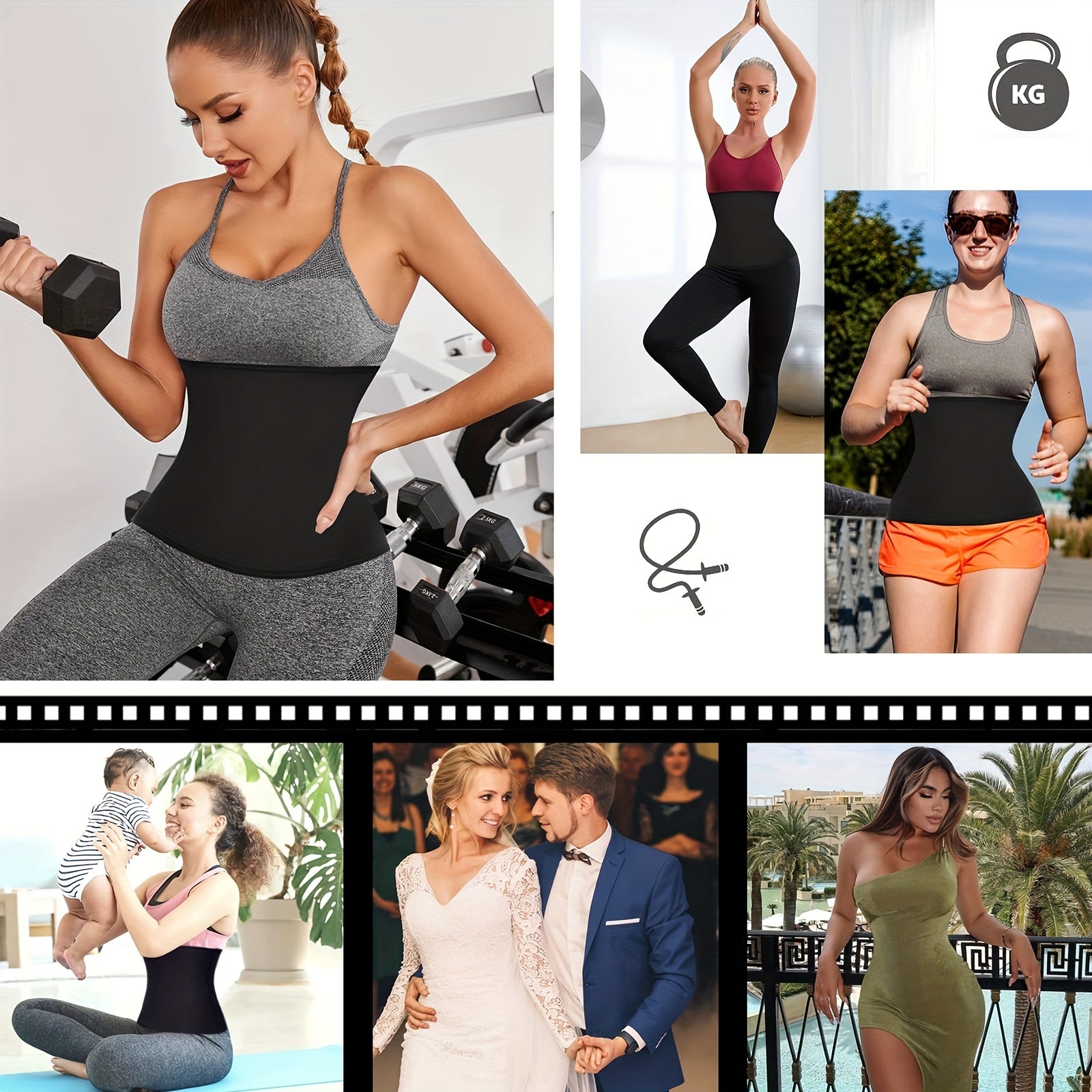 Waist Trainer Tummy Wrap Slim Girdle Belt Cincher Women's Underwear