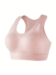 Racerback Sports Bra Comfy & Breathable Tank Bra