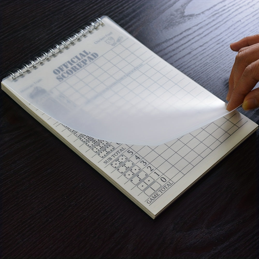 Mexican Train & Chicken Foot Dominoes Scorepad Scoring Sheets