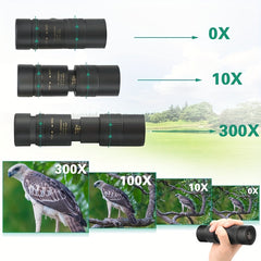 BAK4 Prism Monocular Telescope Smartphone Holder Tripod Adults Bird Watching