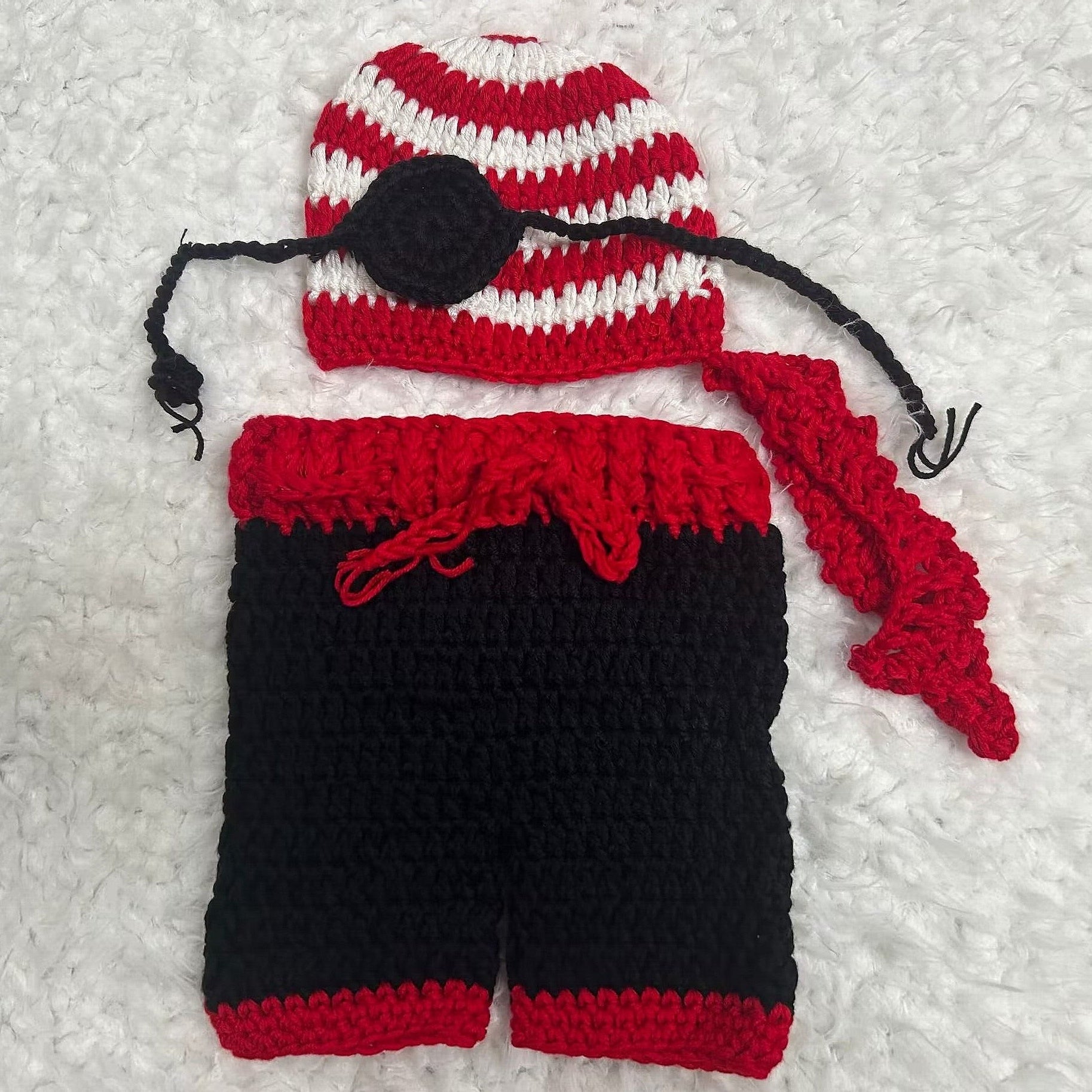 Newborn Boys Pirate Outfit for Photography