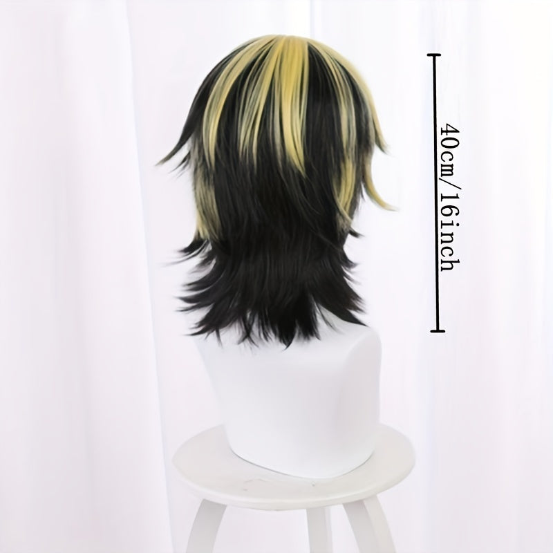 Anime Cosplay Wig Heat Resistant Synthetic Short Wigs