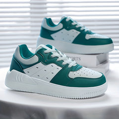 Men's Breathable Non-Slip Lace-Up Sneakers - Skate Shoes