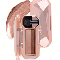 Carslan Magic Diamond Pearly Eyeshadow Palette with Sponge and Mirror