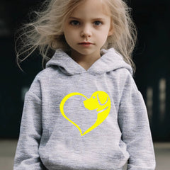 Heart & Puppy Activewear Set Girls Casual Comfy Breathable Sports