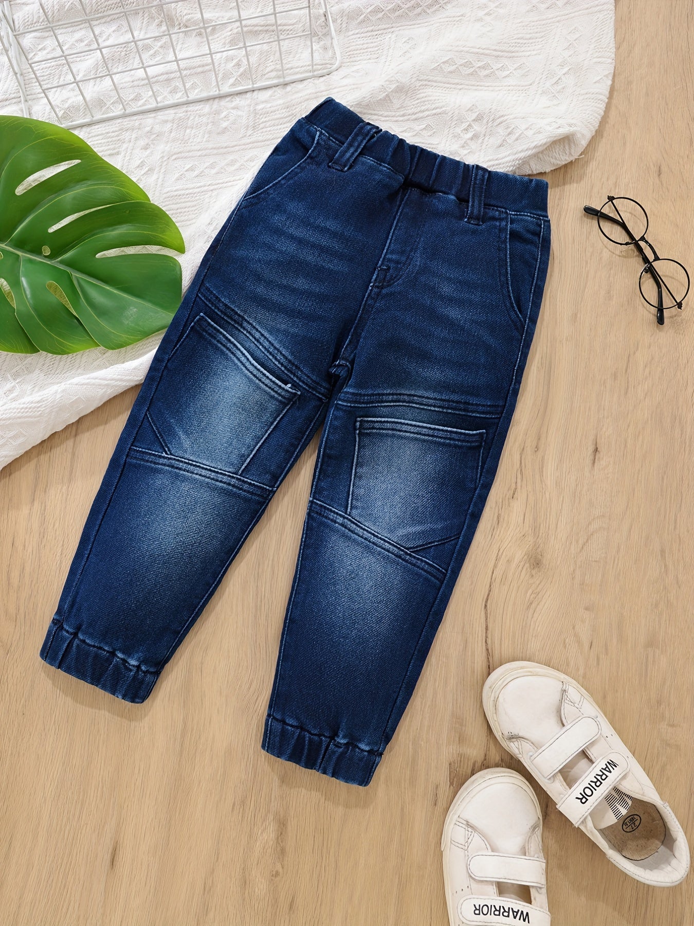 Boys Stretch Denim Long Pants Spring Autumn Outdoor