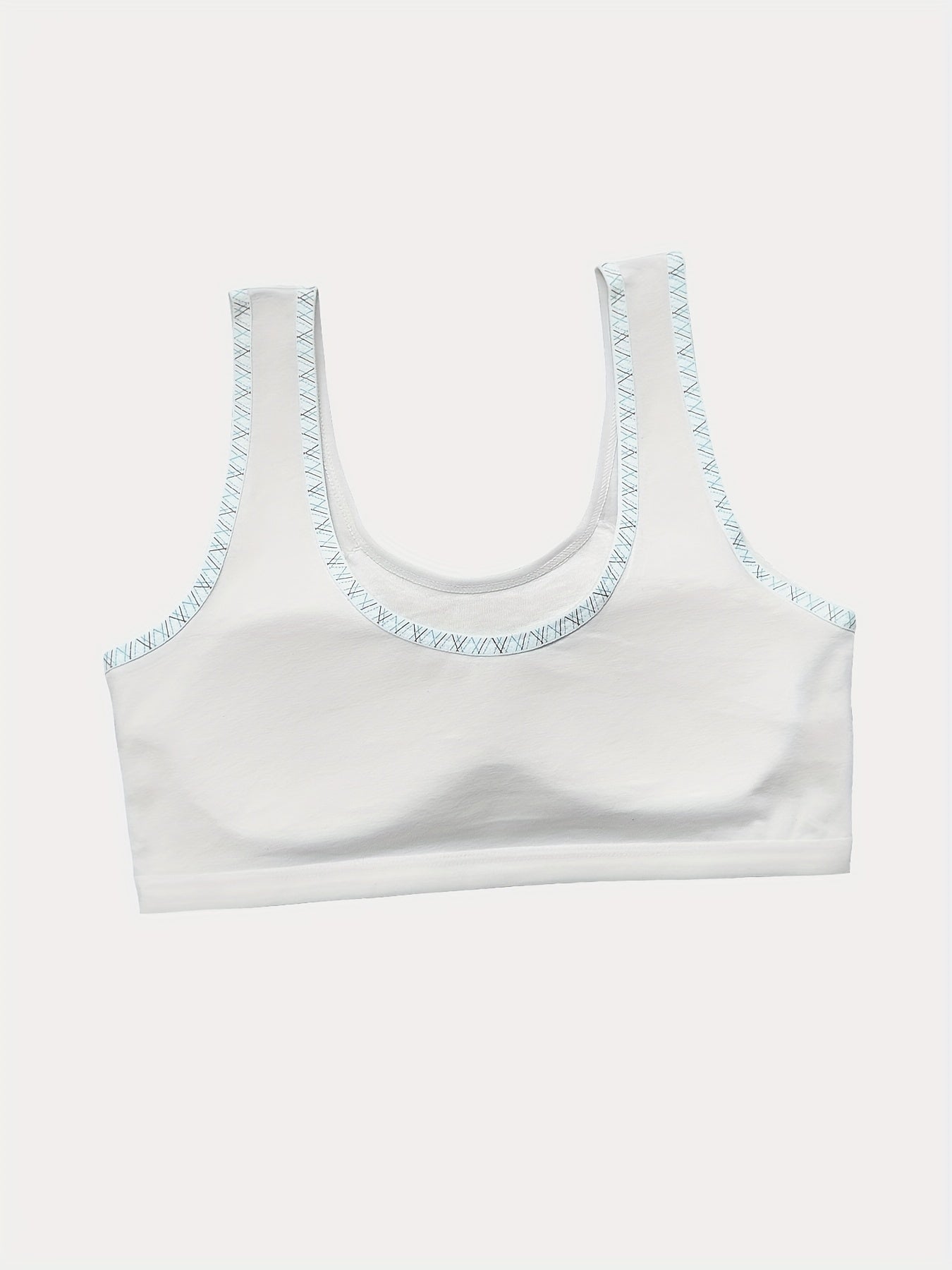 4pcs Teen Girls Casual Knit Sports Vest Underwear