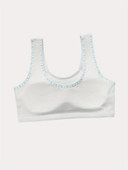 4pcs Teen Girls Casual Knit Sports Vest Underwear