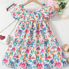Toddler Girls Casual Dress Pencil Bohemian Draped