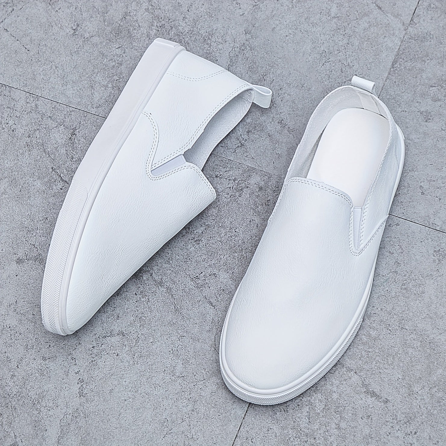 Men's Non Slip Loafer Shoes Casual Slip On Sneakers Flat Shoes