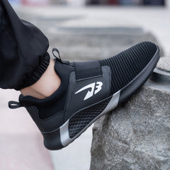 Men's Pattern Decor Safety Work Shoes