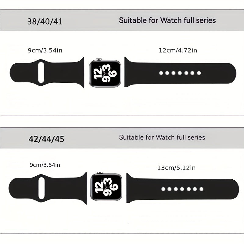 Stylish Magnetic Silicone Strap for iPhone Watch 8 7 6 5 4