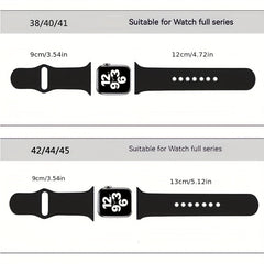 Stylish Magnetic Silicone Strap for iPhone Watch 8 7 6 5 4