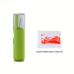 Red Worm Bait Clip with Rubber Band Fishing Supplies