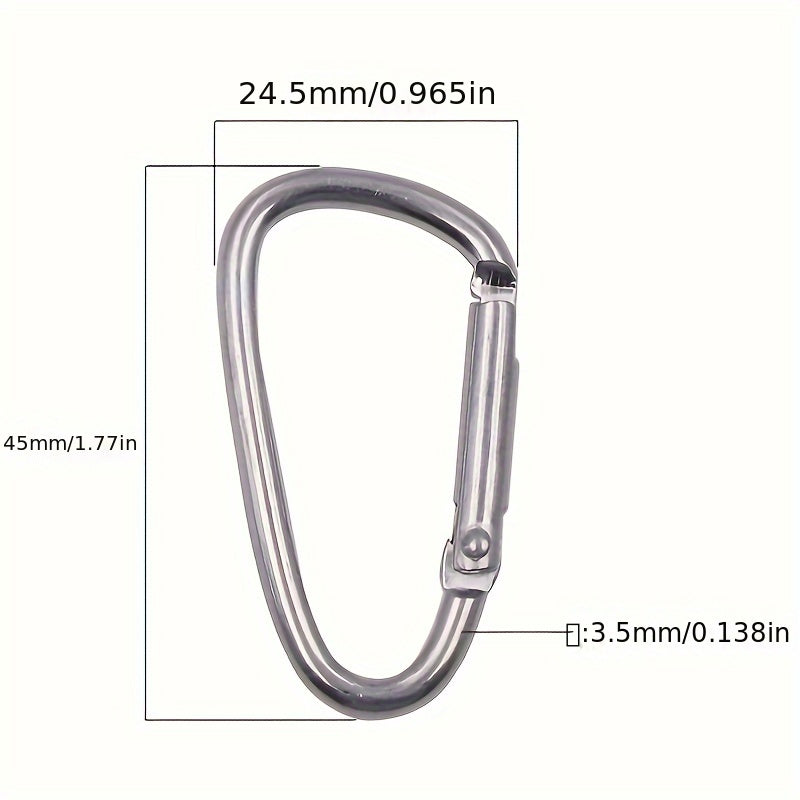 5pcs Waterproof Buckle Bag Backpack Hanging Buckle for Outdoor Hiking
