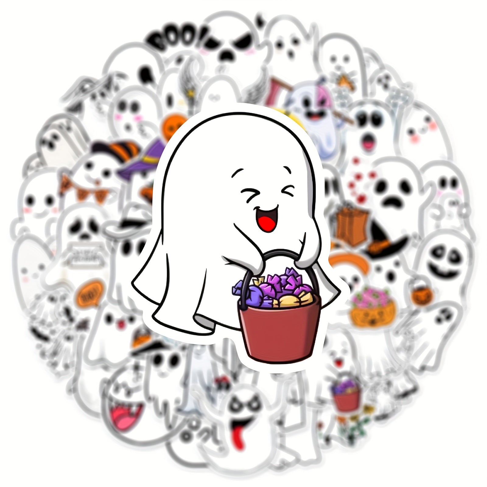 50pcs Specter Graffiti Stickers Waterproof Decoration DI