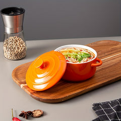 Mini Cocotte Set with Handles and Lids for Easy Cooking and Serving