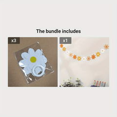 Daisy Bohemian Banner Party Decoration