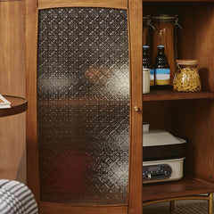 Frosted Retro Geometric Window Film Decorative Privacy Glass Anti collision
