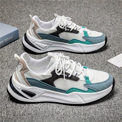 Men's Chunky Lace-up Sneakers Comfortable Breathable Shoes
