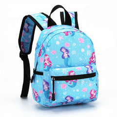 Pink Cartoon Unicorn Kids Backpack - Lightweight with Adjustable Straps