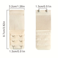 3pcs Bra Extension Buckle Set 3 Rows 2 Hook Bra Strap Expanders