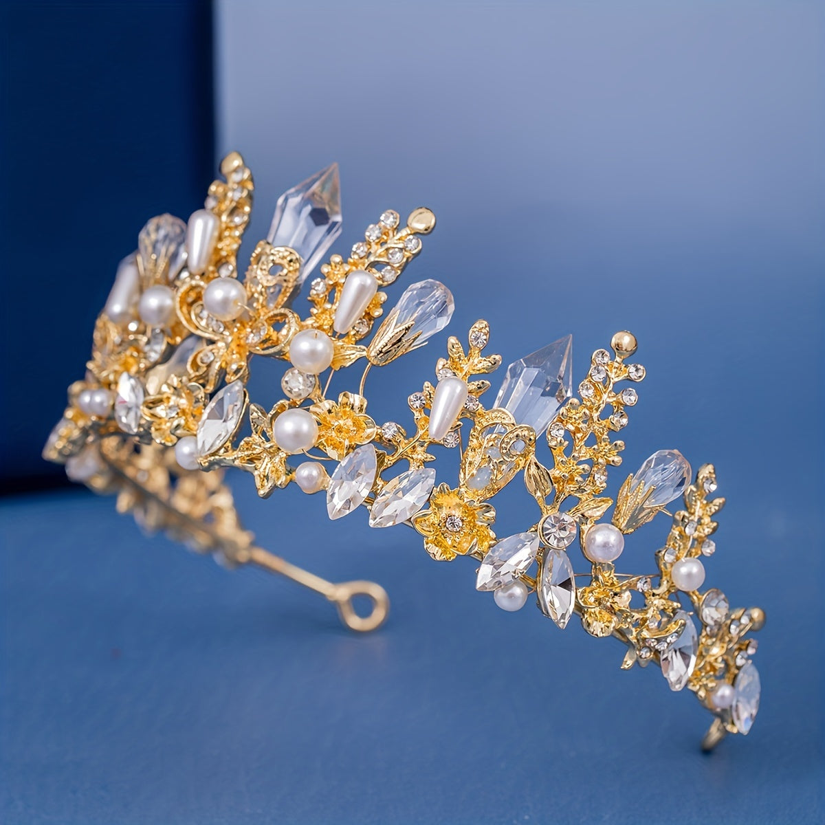 Girl's Crown Flower Headband Crystal Hair Accessories