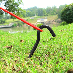 5pcs Aluminum Ground Stakes Tent Stakes Heavy Duty Metal Tent Pegs