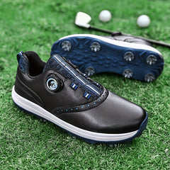 Men's Non Slip Golf Shoes with Rotary Buckle