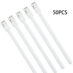 50pcs Reusable Self-Locking Cable Ties Fasten Tension Wire Wrap Straps