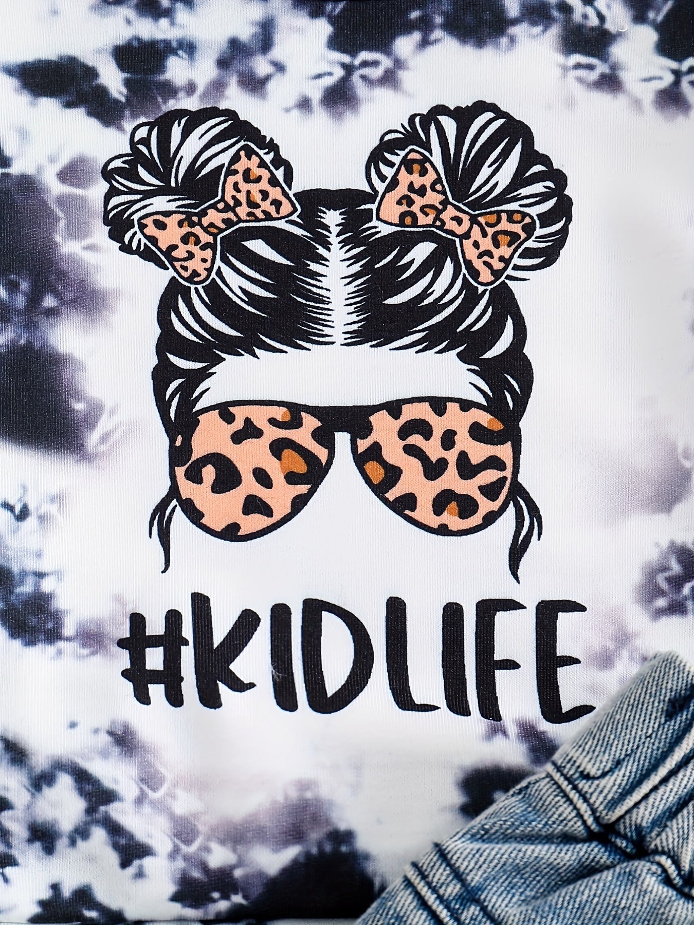 Tie Dye Portrait Long Sleeve Sweatshirt