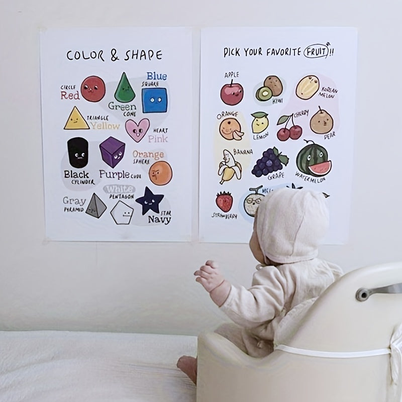 Cognition Alphanumeric Hanging Cloth for Toddler Bathroom Decor